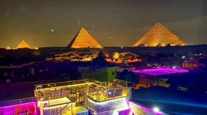 Topaz Pyramids View Inn Kafret el-Gabal 外观 照片