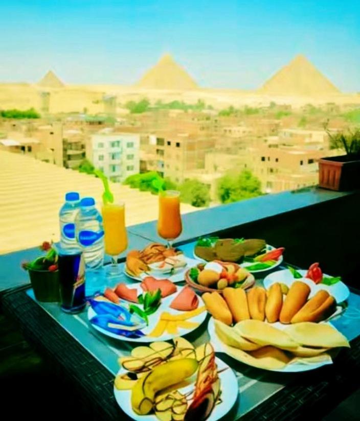Topaz Pyramids View Inn Kafret el-Gabal 外观 照片